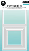 SL Cutting Dies Folded Card Square Essentials 270x135x1mm 9 PC nr.437