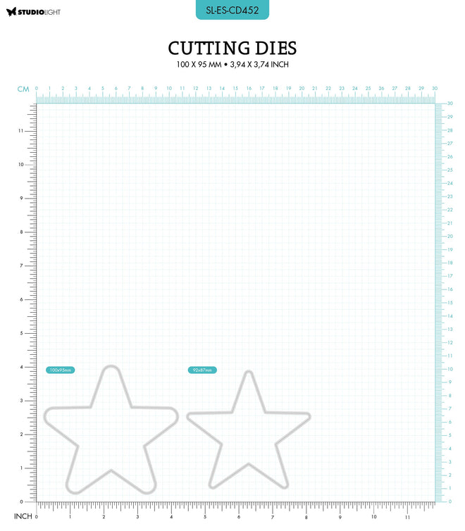 SL Cutting Dies Big Star Essentials 100x95x1mm 2 PC nr.452