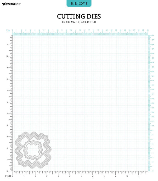 SL Cutting Dies Bracket Shape Essentials 80x80x1mm 5 PC nr.718