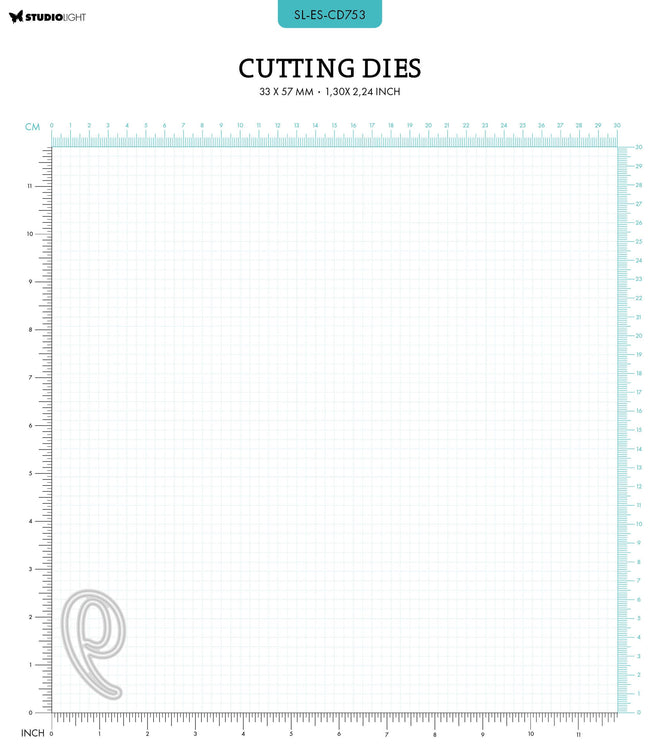 SL Cutting Dies NR. 9 Essentials 33x57x1mm 2 PC nr.753