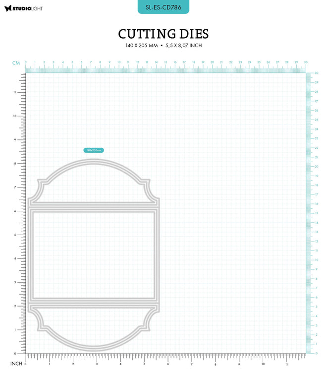 SL Cutting Die Shutter Card Shape Essentials 7 PC