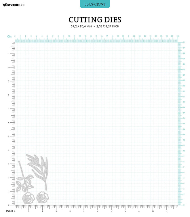 SL Cutting Die Rose Essentials 3 PC