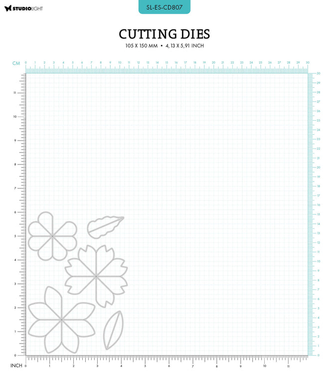 SL Cutting Dies Floral Pop-Up Essentials 5 PC