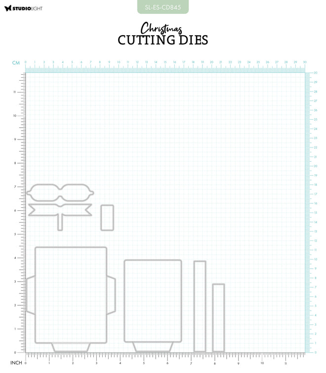 SL Cutting Dies Pass Holder Gift Essentials 7 PC