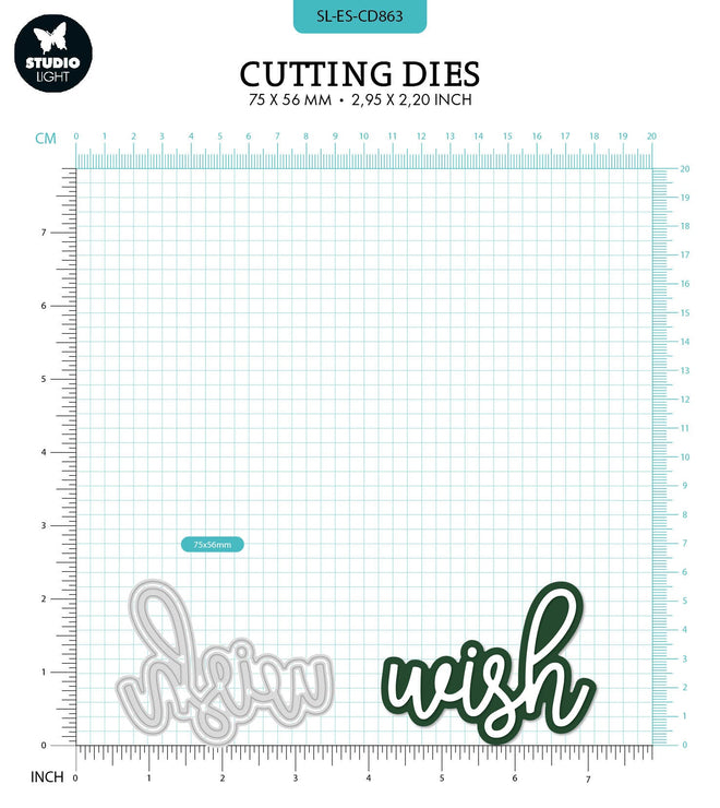 SL Cutting Dies Wish Essentials 2 PC