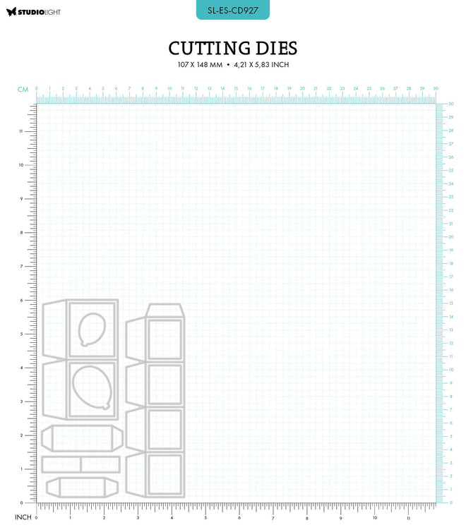 SL Cutting Die Balloon Box Pop-Up Essentials 13 PC