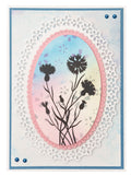 SL Cutting Die Floral Oval Essentials 10 PC