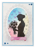 SL Cutting Die Floral Oval Essentials 10 PC