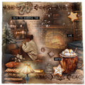 SL Collage Paper Pad Hot Cocoa Essentials 203x203x5mm 24 Sheets