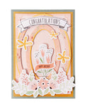 SL Die-Cut Block Floral Pastel Frames Essentials 105x148x3mm 24 SH nr.65