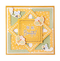 SL Die-Cut Block Floral Pastel Frames Essentials 105x148x3mm 24 SH nr.65