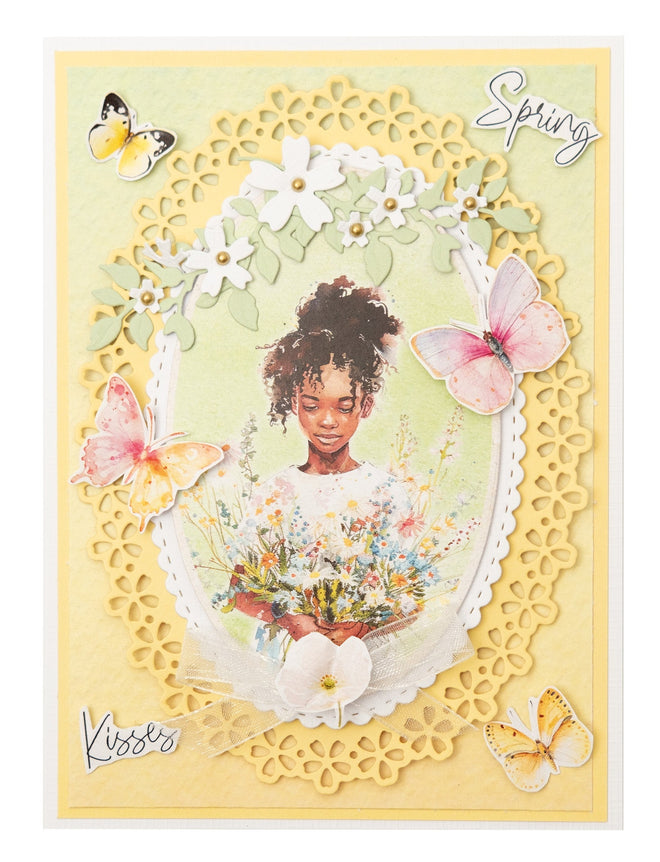 SL Die-Cut Designer Paper Pad Blooming Spring Essentials 28 SH