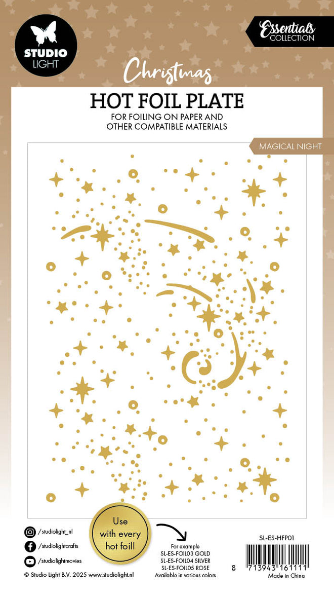 SL Hot Foil Plate Magical Night Essentials 1 Piece