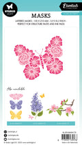 SL Mask Floral Butterfly Essentials 150x210x1mm 1 PC nr.170