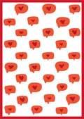 SL Mask Love Pattern Essentials 150x210x1mm 1 PC nr.176