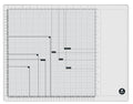 SL Magnetic Glass Mat 4 Magnets Included Essentials 450x350x10mm 1 PC nr.01
