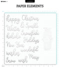 SL Paper Elements Silver Sentiments Essentials 40 PC