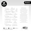 SL Paper Elements Silver Sentiments Classic Essentials 40 Pieces