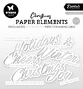 SL Paper Elements Silver Sentiments Trendy Essentials 40 Pieces