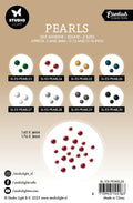 SL Self-Adhesive Pearls Red Pearls Essentials105x160x4mm 336 PC nr.24