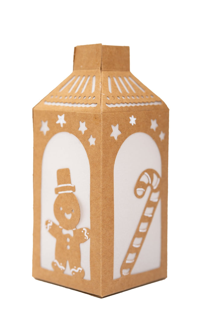 SL Die-Cut Paper Lanterns Gingerbread Man Essentials 10 Sheets