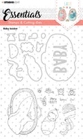 SL Stamp & Cutting Die Baby Basket Essentials 148x210x3mm 1 PC nr.20