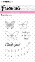 SL Clear Stamp Exploding Box Essentials 74x100x4mm 1 PC nr.145