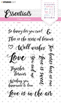 SL Clear Stamp Sentiments/Wishes - Love Essentials 105x148x3mm 1 PC nr.179