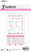 SL Clear Stamp Sentiments/Wishes - Love Essentials 105x148x3mm 1 PC nr.179