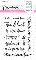 SL Clear Stamp Sentiments/Wishes - Home Essentials 105x148x3mm 1 PC nr.180