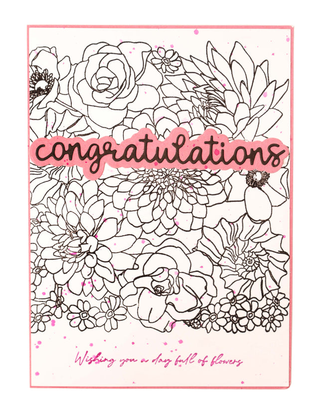 SL Clear Stamp Summer Bouquet Essentials 88.5x131.5x3mm 4 PC nr.424