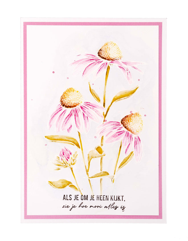 SL Clear Stamp Echinacea Essentials 93x136x3mm 1 PC nr.543