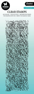 SL Clear Stamp Gothic Script Essentials 68x204x3mm 1 PC nr.550