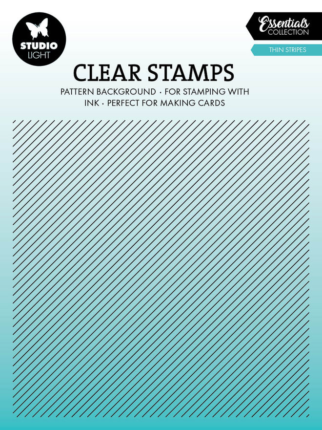 SL Clear Stamp Thin Stripes Essentials 1 PC