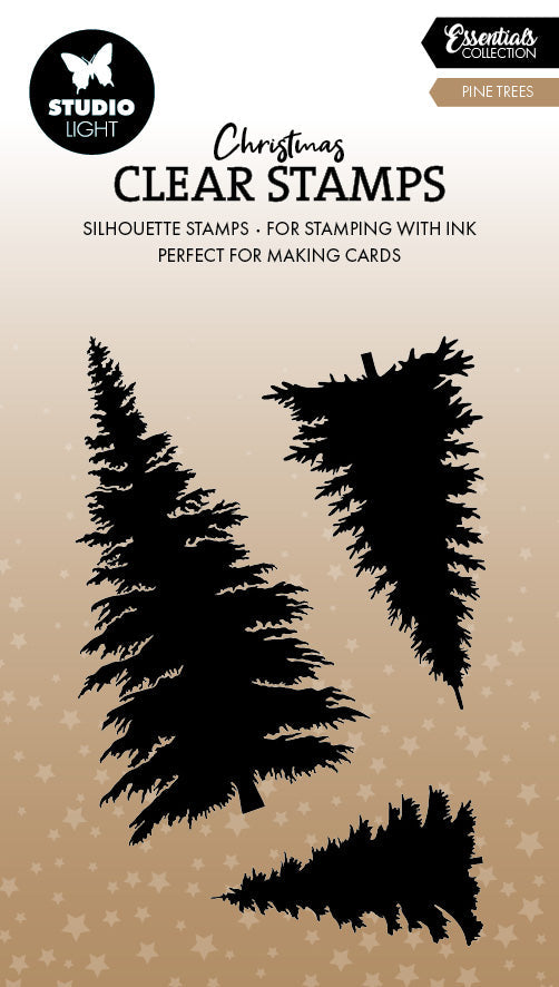 SL Clear Stamp Pine Trees Essentials 1 Piece