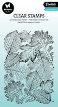 SL Clear Stamp Leaf Background Essentials 1 Piece