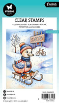 SL Clear Stamp Duck On A Sleigh Essentials 74x105x1mm 1 Pieces
