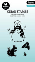 SL Clear Stamp Snowman Essentials 56x88x3mm 4 Pieces