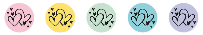 SL Stickers Hearts Essentials ø30mm 100 PC