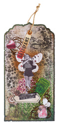 SL Cutting Dies Big Labels Grunge Collection 100x200x1mm 6 Pieces