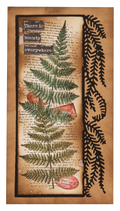 SL Clear Stamp Fern Background Grunge Collection 1 PC