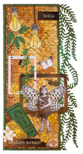 SL Clear Stamp Botanical Elements Grunge Collection 8 PC