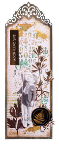 SL Wax Stamp Fern Grunge Collection 1 PC