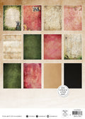 SL Designer Paper Pad Background Papers Grunge Collection 203.2x203.2x9mm 36 Sheets