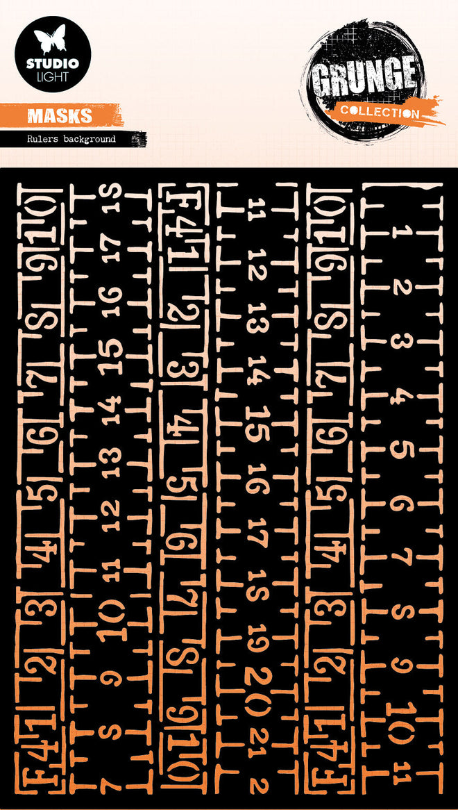 SL Mask Ruler Background Grunge Collection 1 PC