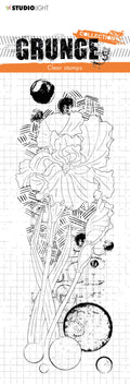 SL Clear Stamp Iris Grunge Collection 210x74x3mm 1 PC nr.203