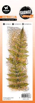 SL Clear Stamp Fern Background Grunge Collection 1 PC