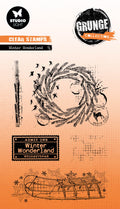 GR Clear Stamp Winter Wonderland Grunge Collection 5 PC