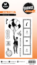 SL Clear Stamp Balloon Man Grunge Collection 13 PC
