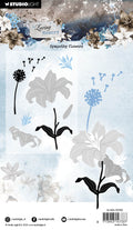 SL Cutting Dies Sympathy Flowers In Loving Memory 93x139x1mm 8 PC nr.740
